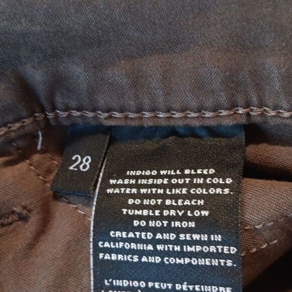 J Brand Mid Rise Super Skinny Jeans In Dark Olive Green - Picture 13 of 15